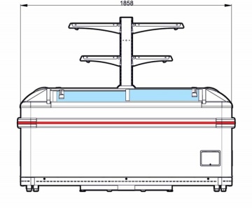 Ларь морозильный Ариада London LM 210 R290 RAL 9003