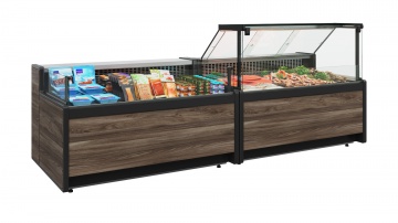 Холодильная витрина Carboma Gelios GC111 SM 3,75-1 (газлифт)