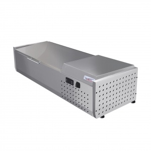 Настольная холодильная витрина ToppingBox НХВкр-3,5 (с крышкой)