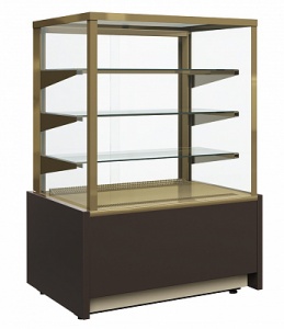 Витрина кондитерская Carboma Cube KC70 VM 1,3-1 LIGHT 0102-0109 (ВХСв-1,3д)