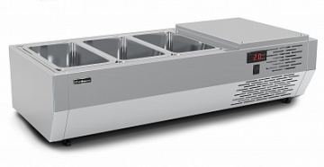 Витрина для ингредиентов пиццы Carboma A30 SM 0,9 (3 GN1/4)