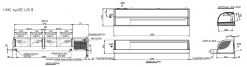Витрина для суши Hoshizaki HNC-150BE-R-B