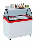 Морозильный ларь для мягкого мороженого Italfrost CF300CSZ (товарный накопитель, стеклянная надстройка)