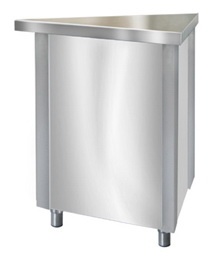 Прилавок угловой Iterma МУ-700-Н-45-01 (внешний)