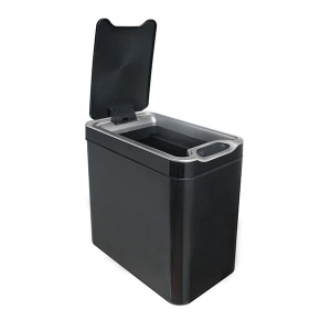 Ведро для мусора сенсорное, прямоугольное, Foodatlas JAH-6611, 12 л (черный)