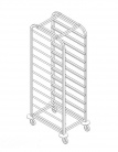 Тележка-шпилька для гастроемкостей GN1/1 ТШГп Profi Inox 385х560х1800/12