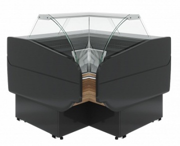 Холодильная витрина Carboma Atrium G120 VM-6 KombiLux (внутренний угол, динамика)  (снято с производства)